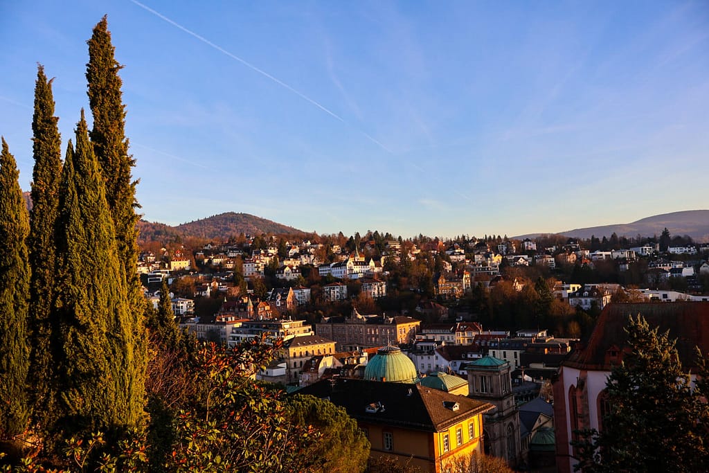 Baden-Baden, Neues Schloss, Aussicht