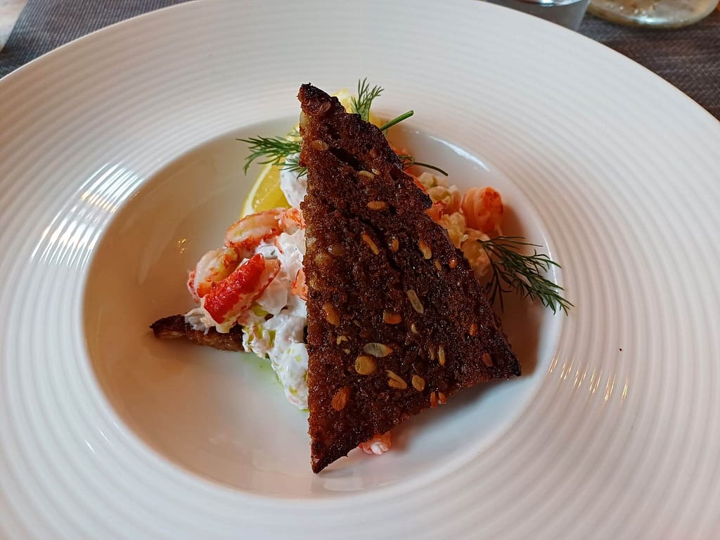 Slottshotellet Kalmar, Garnelentoast
