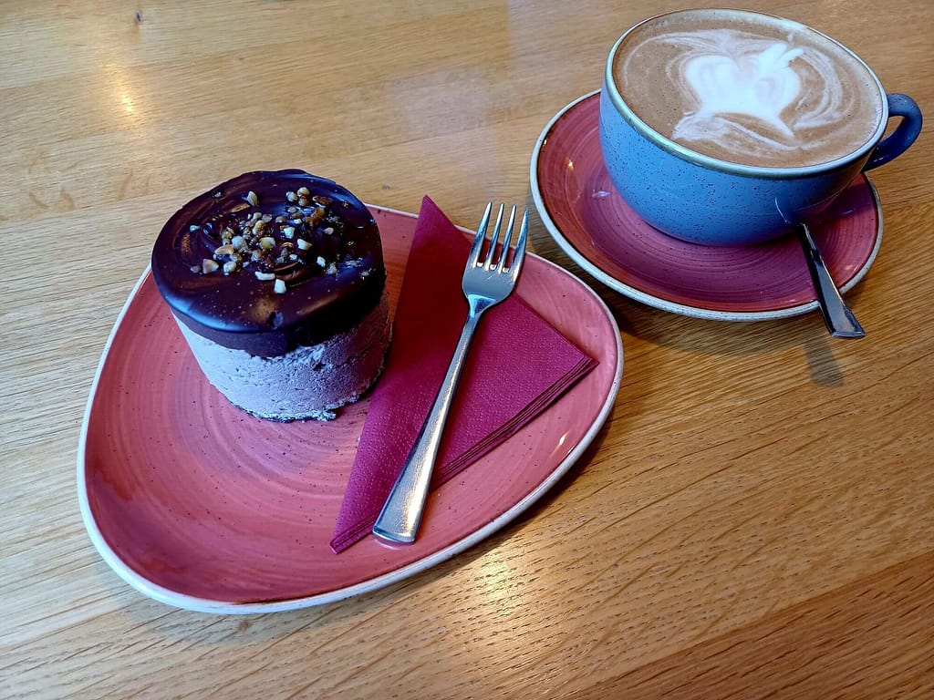Törtchen, Cappuccino, Kaffeemanufaktur, Bad Wildbad