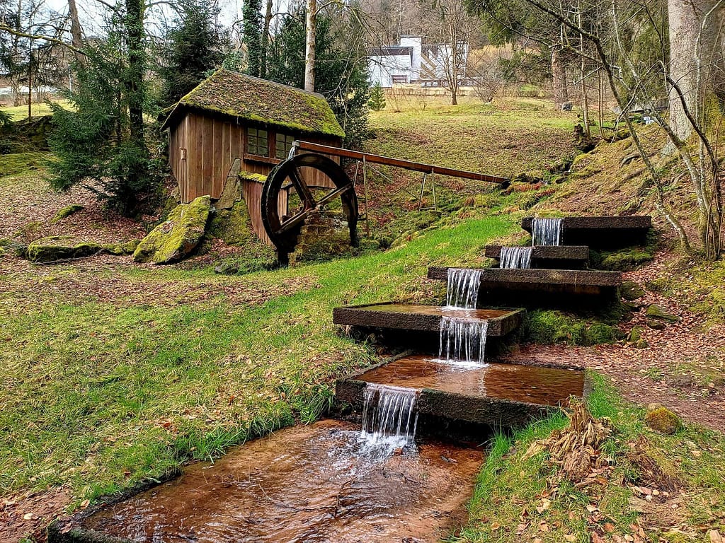 Mühlrad, Kurpark, Bad Wildbad