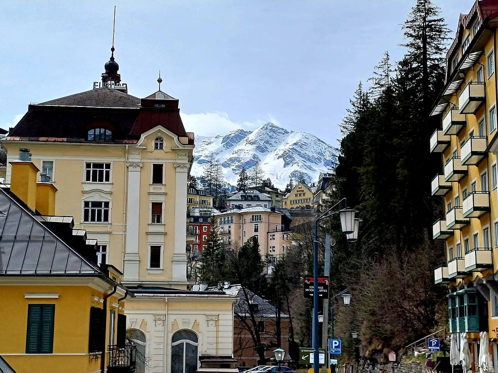 Bad Gastein, Grand Hotel de l'Europe, Berge