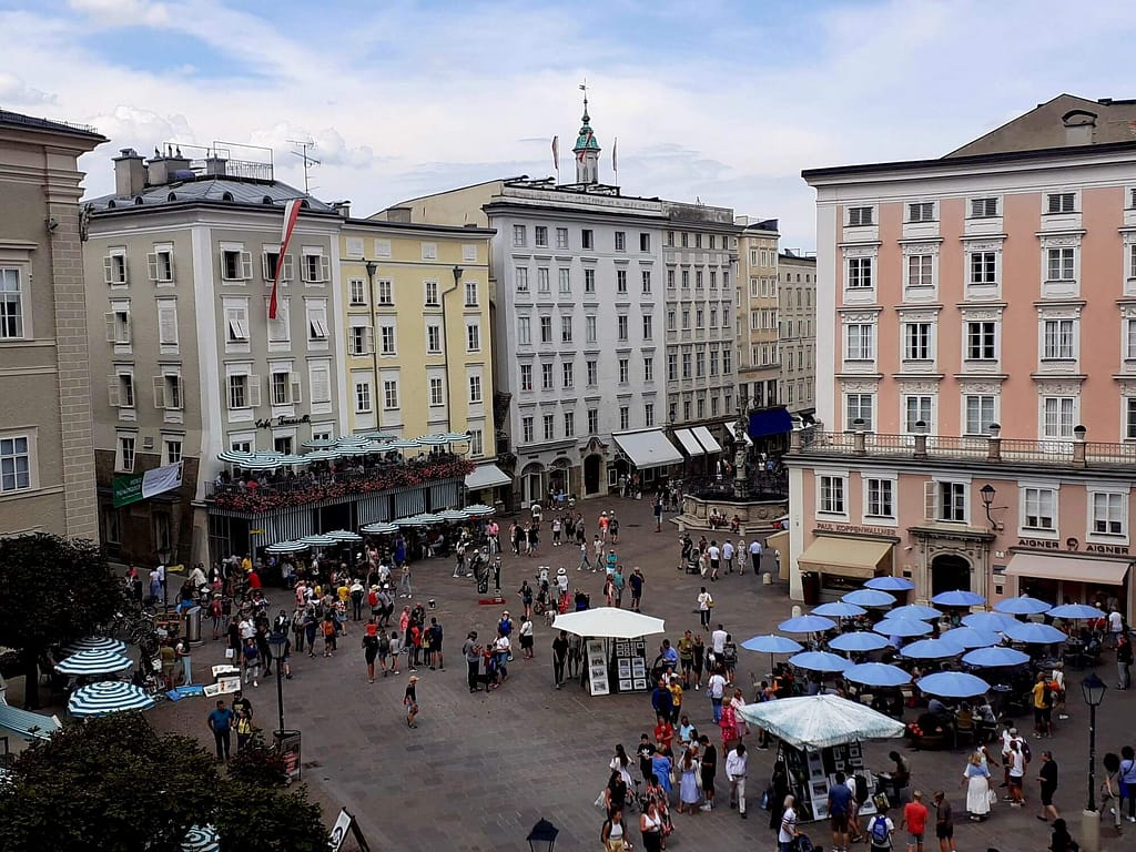 Salzburg, DomQuartier, Alter Markt, Café Tomaselli
