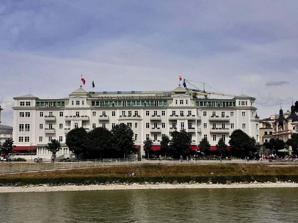 Salzburg, Hotel Sacher, Salzach