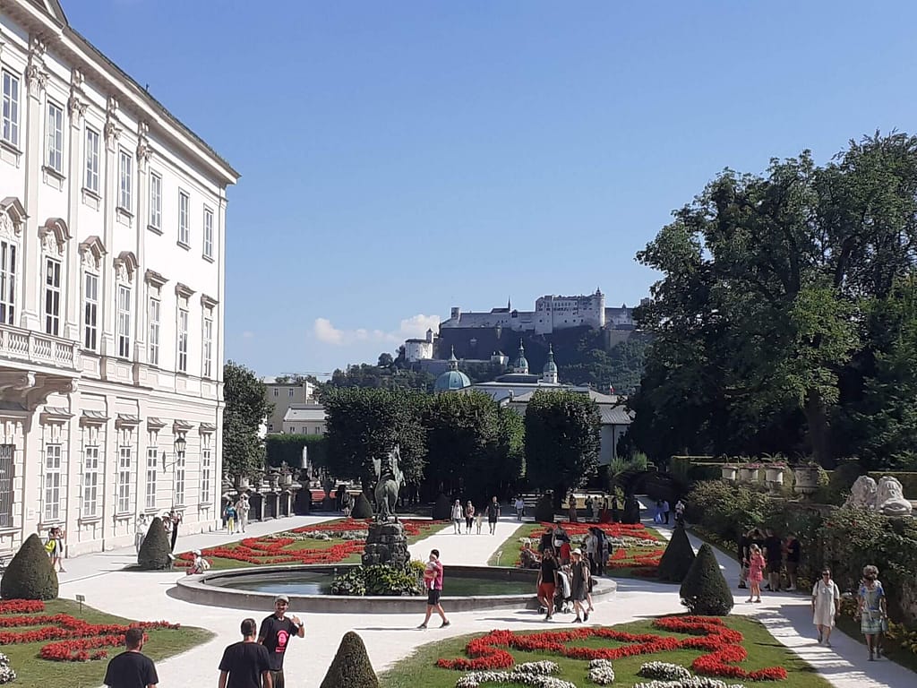 Salzburg, Mirabellgarten, Schloss Mirabell, Festung, Dom