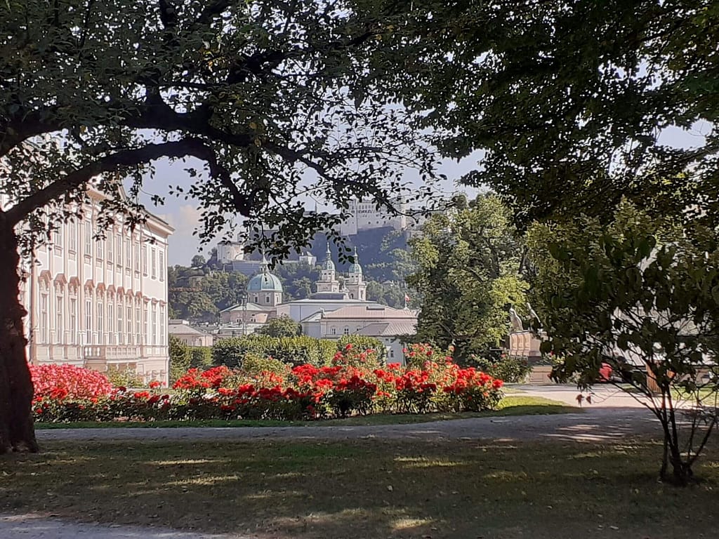 Salzburg, Mirabellgarten, Schloss Mirabell, Festung, Dom