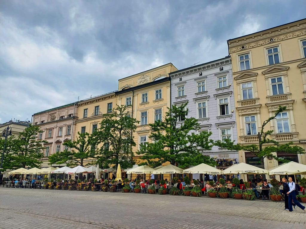 Krakau, Rynek Główny, Häuser