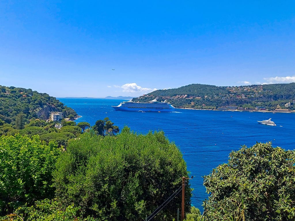 Villa Ephrussi de Rothschild, Bucht von Villefranche