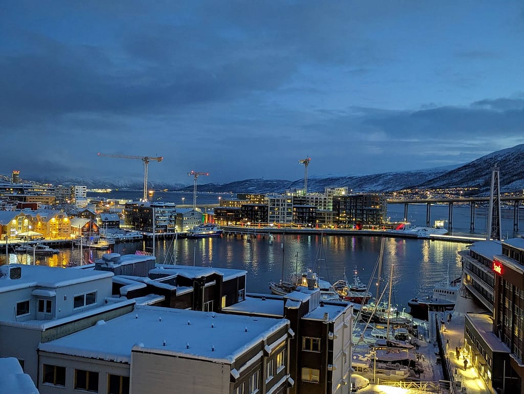 Hafen, Tromso, Tromsobrua, Radisson Blu Hotel