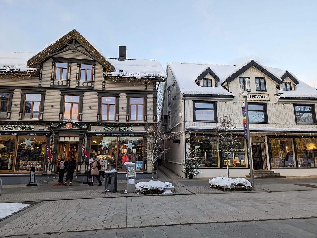 Holzhäuser, Storgata, Tromso