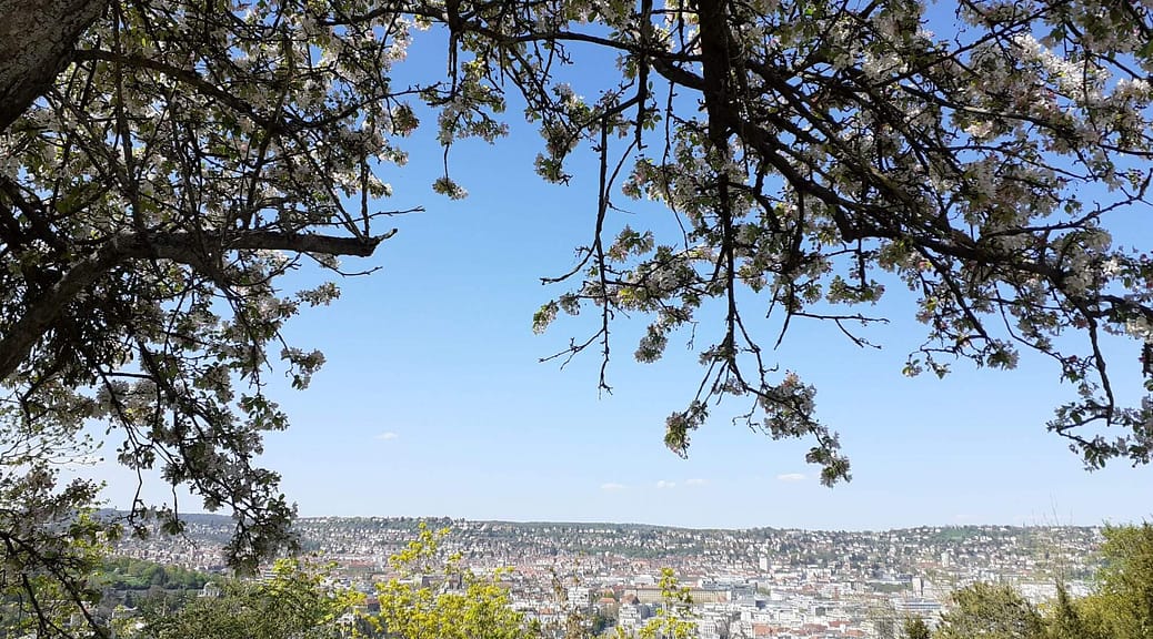 Stuttgart, Weißenburgpark, Aussicht