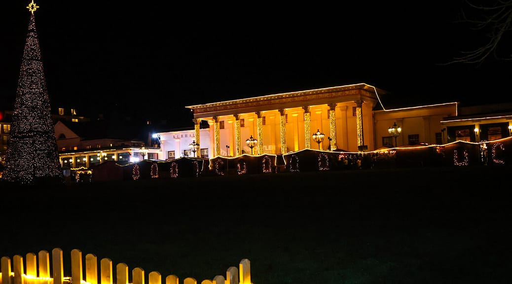 Baden-Baden, Christkindelsmarkt, Baum, Kurhaus