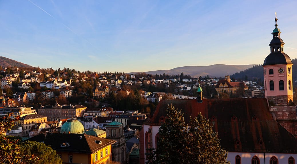 Baden-Baden, Neues Schloss, Aussicht