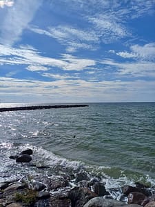 Am Strand von Skanörs havsbad Skanör, Havsbad, Strand