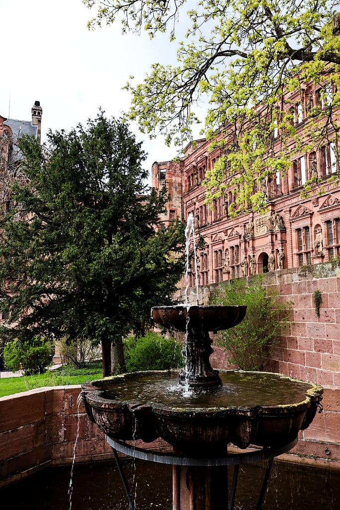 Heidelberg, Schloss, Brunnen