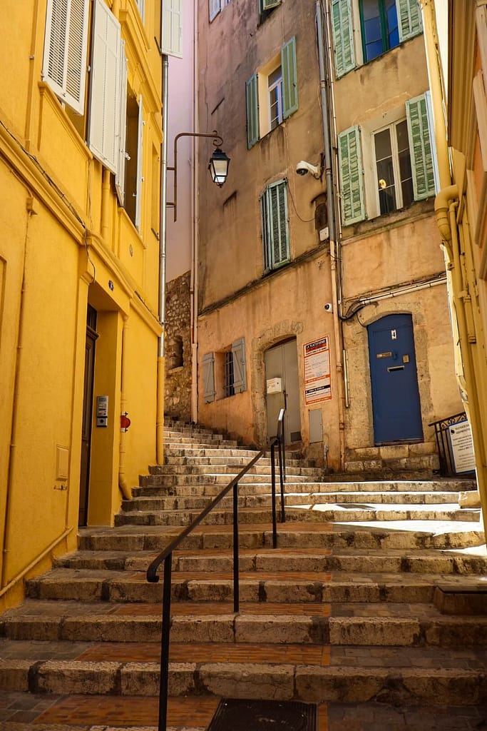 Cannes, Le Suquet, Treppe
