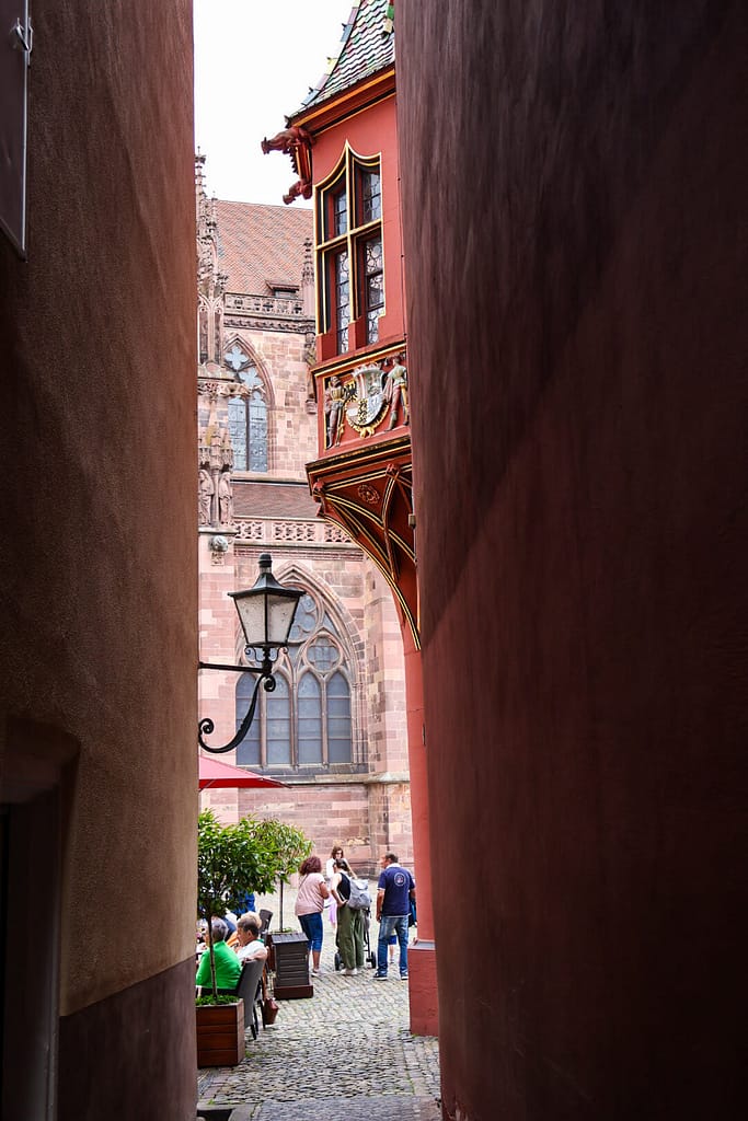Freiburg, Altstadt, Gasse
