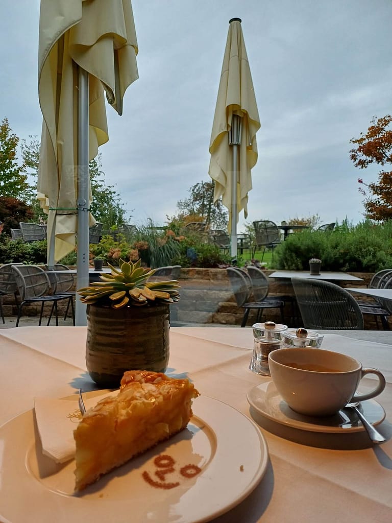 Kaffee und Kuchen, Hotel Hirschen, Horn, Halbinsel Höri