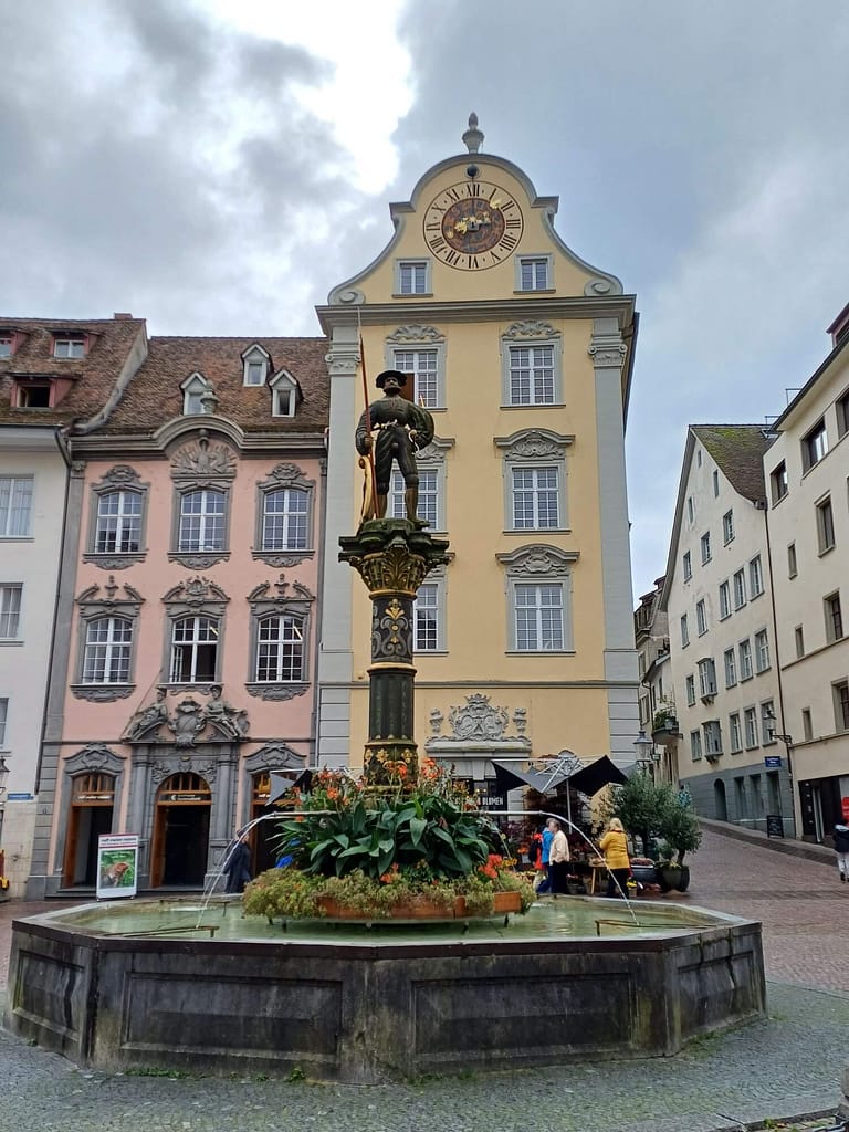 Landsknechtbrunnen, Fronwagplatz, Schaffhausen