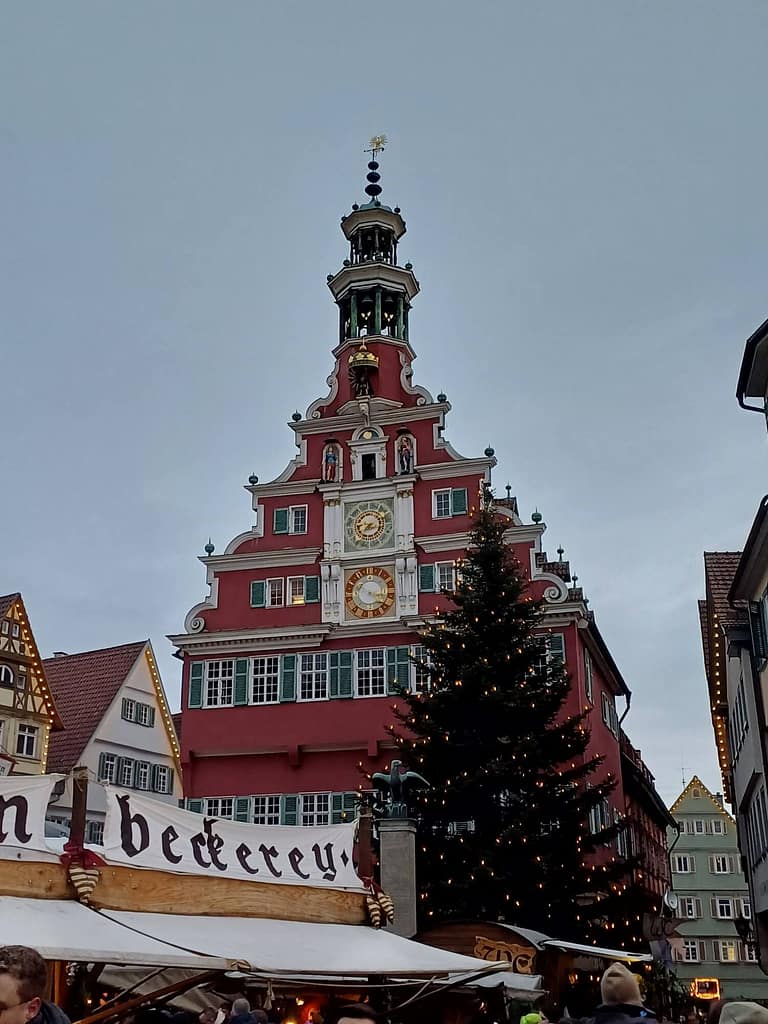 Mittelaltermarkt, Esslingen, altes Rathaus