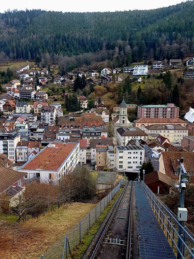Standseilbahn, Bad Wildbad, Sommerberg
