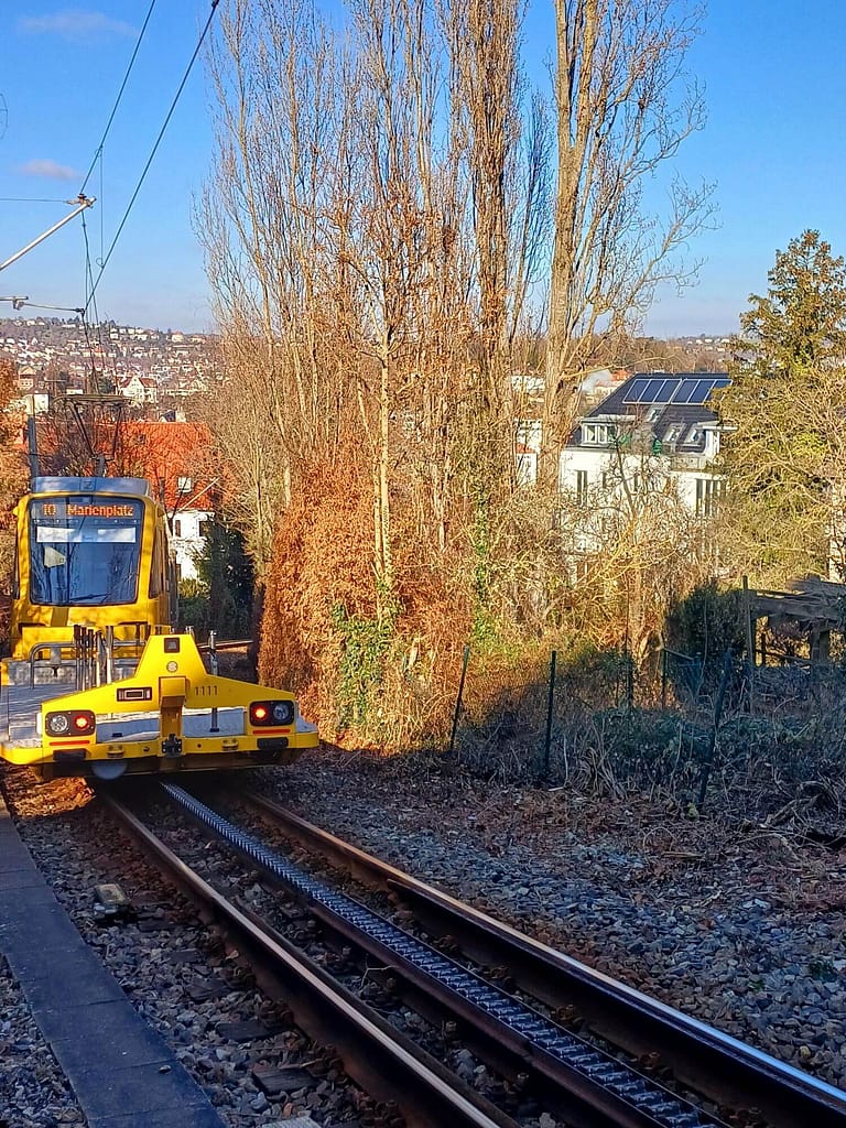 Stuttgart, Zahnradbahn, Pfaffenweg, Degerloch, Marienplatz