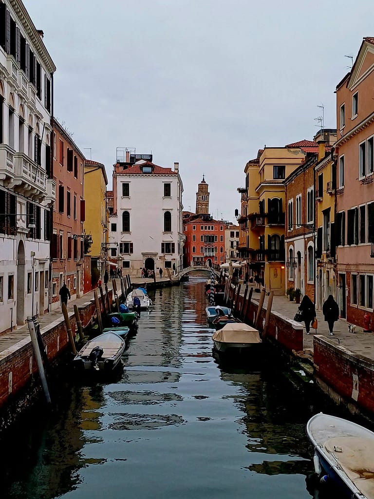 Kanal, Dorsoduro, Venedig