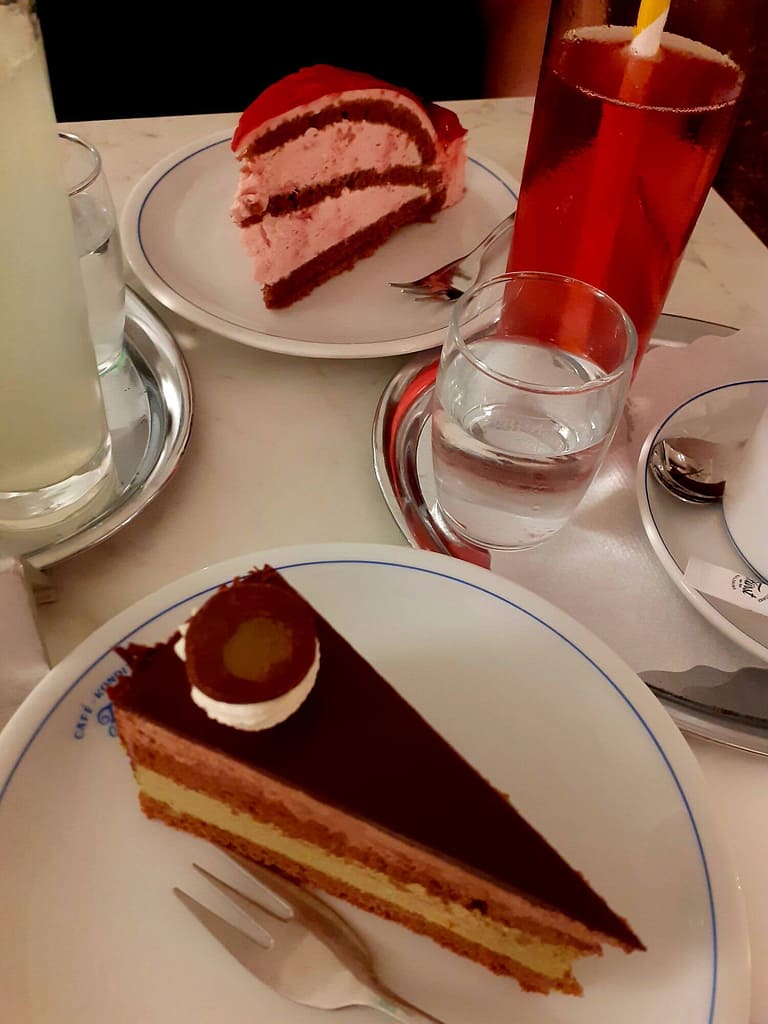 Salzburg, Café Fürst, Kuchen