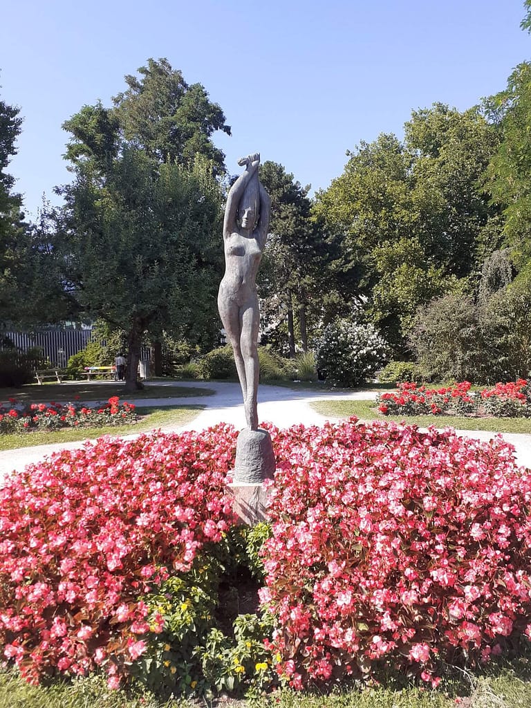 Salzburg, Mirabellgarten, Statue