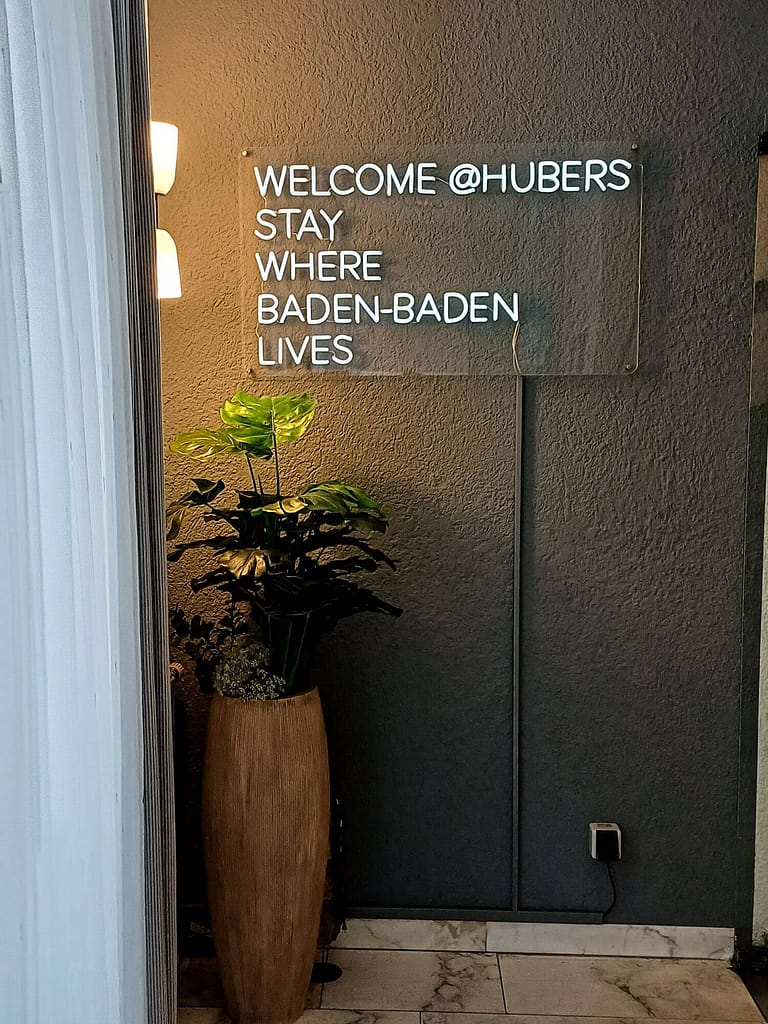 Baden-Baden, Hubers Hotel